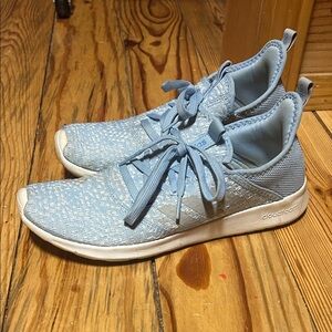 adidas Women's Light Blue Cloudfoam Sneakers
